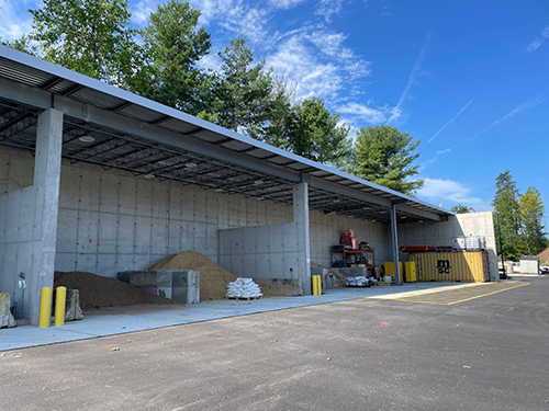 Example 2 of bulk material stockpiles storage