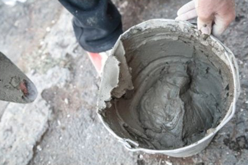example of concrete-asphalt installation and repair