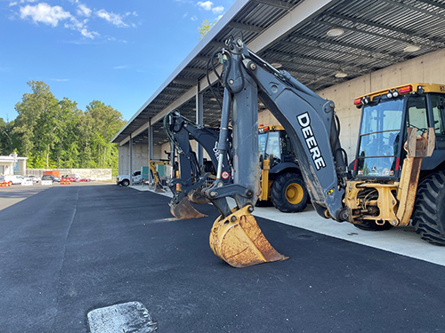 Vehicle equipment storage