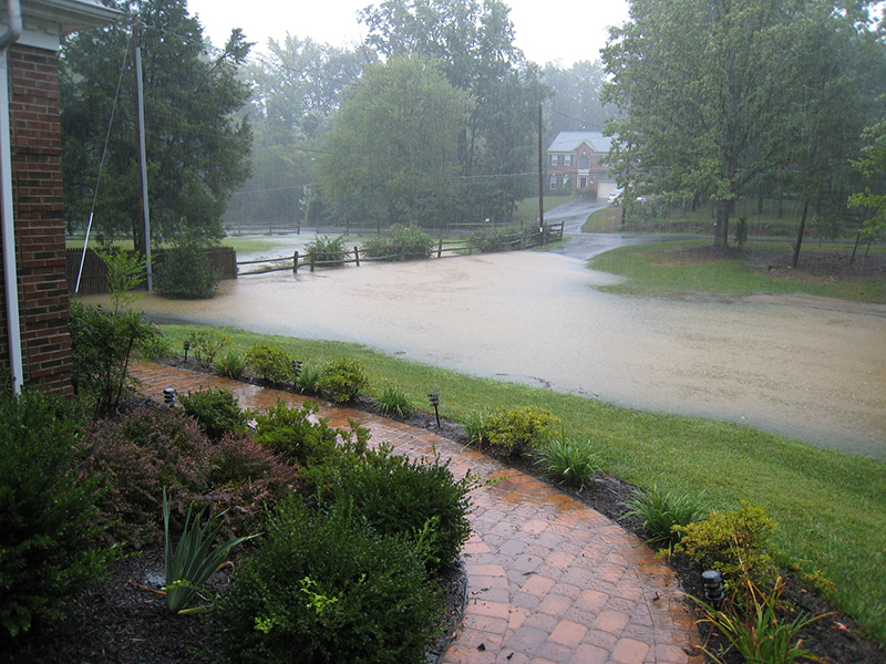 Neighborhood flooding