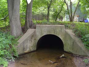 storm drain outfall pipe