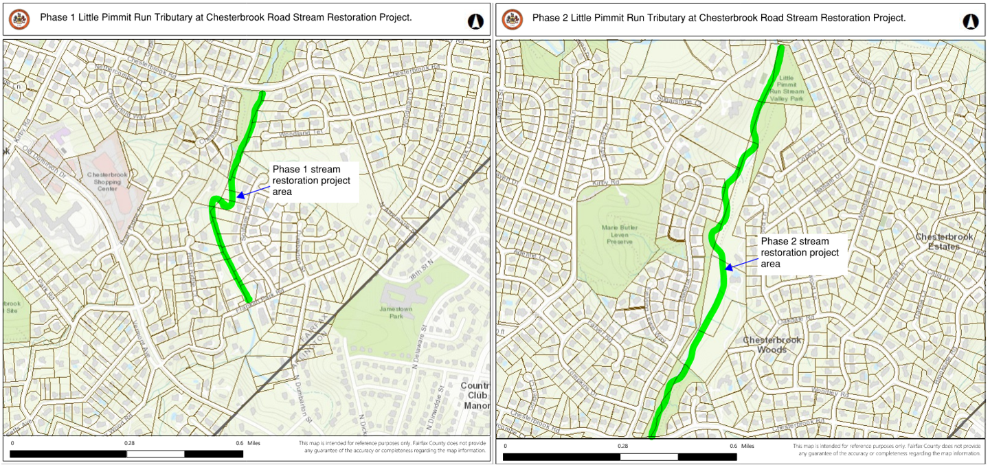 map - Little-Pimmit-Run-Trib-at-Chesterbrook-Rd-Stream-Restoration