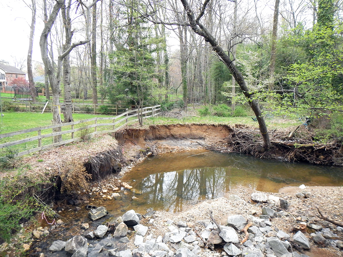 Crook Branch @ Mantua Elementary School Before