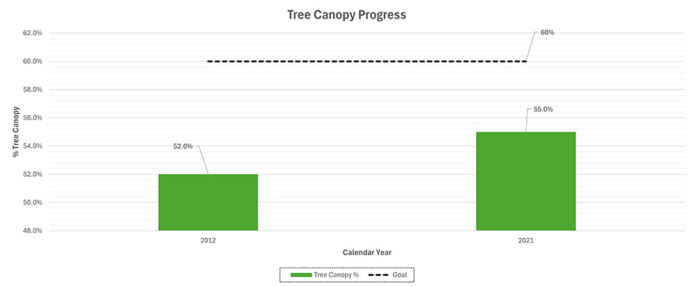 Tree canopy trend