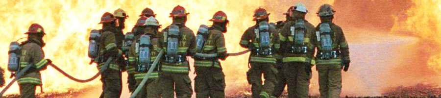 firefighters fighting fire