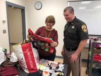 Volunteer Bohannon and Lt. Salzman