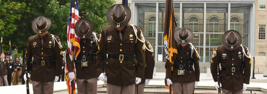 Honor Guard team at competition