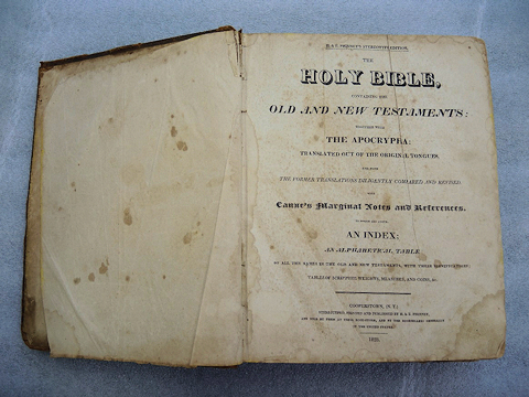 Frying Pan Meeting House Bible