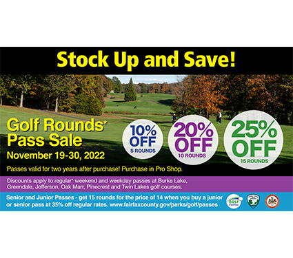 Save up to 25% on rounds, Nov. 19-30