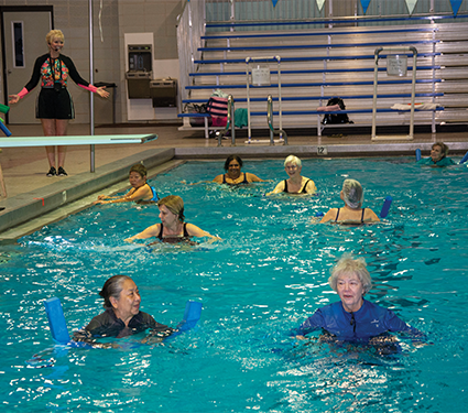 Aquatics class
