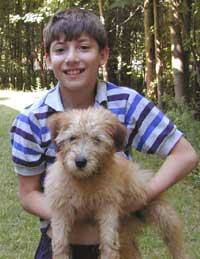 Nathan Pitkin and his dog Nayla