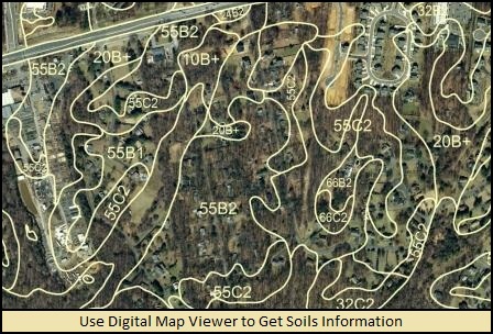 Digital Map Viewer - Determine the soil type on your property using the 2011 Soils Map layer. Then use the Soils Map Guide (see link above).