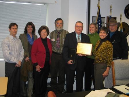 Friends of Accotink Creek Accept Cooperator of the Year Award