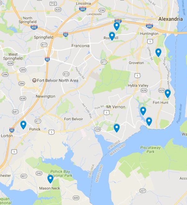 2017 Garden Tour map