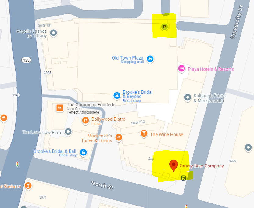 map of old town fairfax
