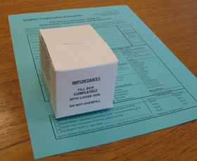 Soil Sample Box and Information Sheet