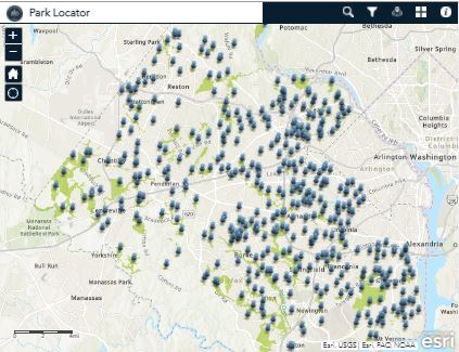 FCPA Park Locator Map