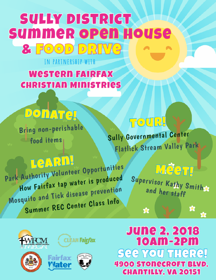 Sully District Summer Open House & Food Drive