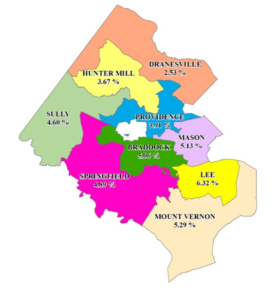 Fairfax Zip Code Map