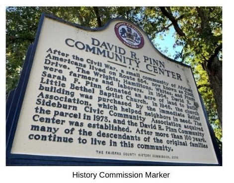 an example of an existing Fairfax County historical marker