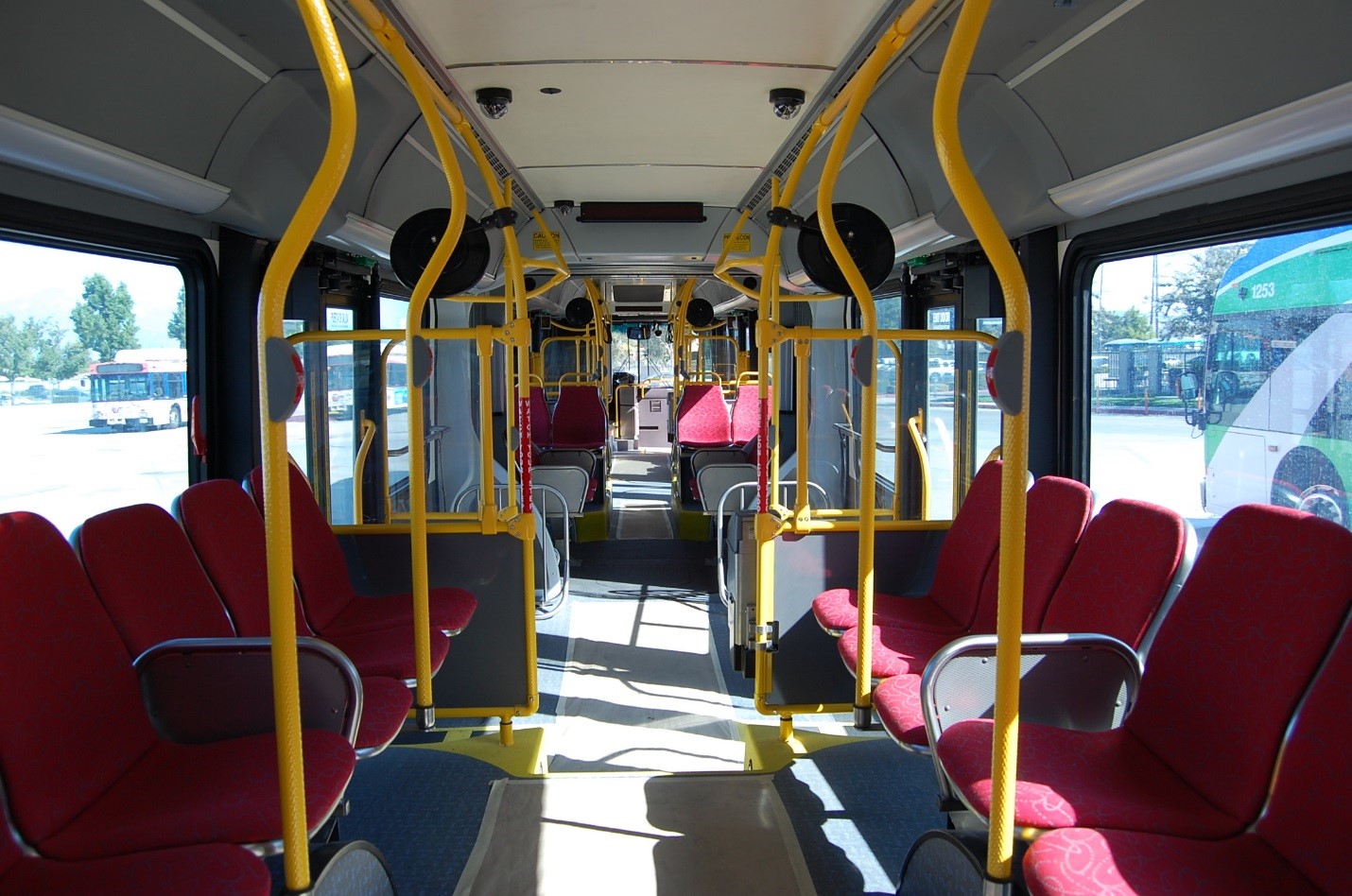 Inside BRT Bus