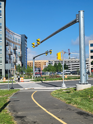 HAWK Signal at Arrowbrook Trail