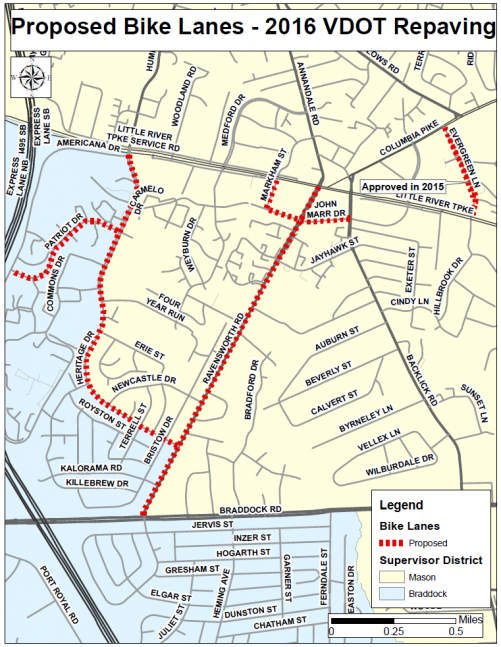 Mason District Bike Lanes
