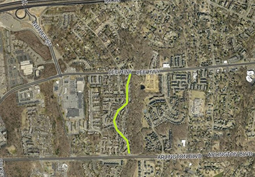 Ellenwood Drive Paving and Restriping Project Map 2023