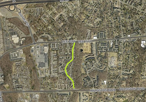 Ellenwood Drive Paving and Restriping Project Map 2023