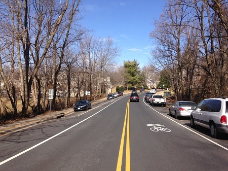 North Shore Drive Restriping