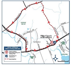 Route 1 Pillar Event Bike Path