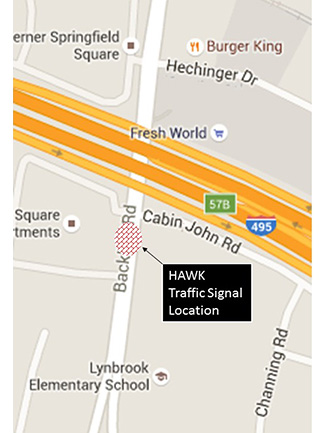 HAWK Signal location