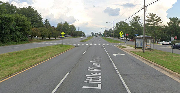 Little River Turnpike Walkway Location