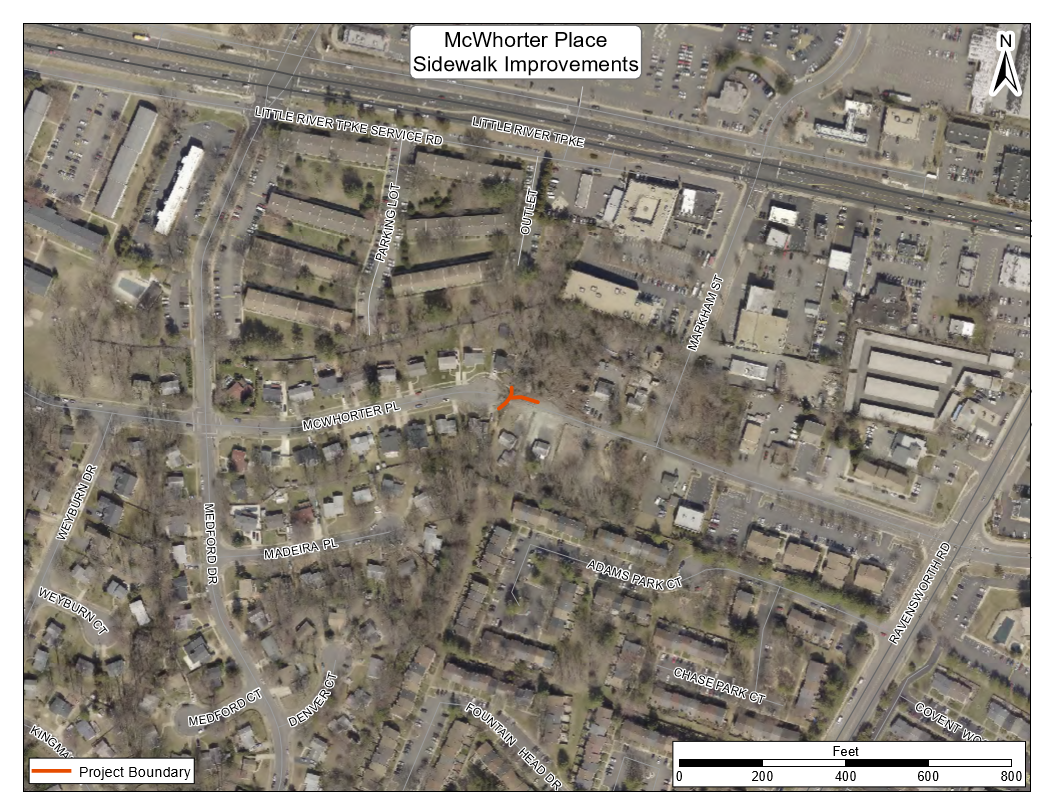 McWhorter Place Sidewalk Improvements