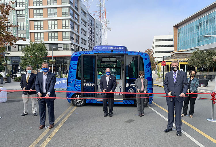 CAV Shuttle Ribbon Cutting 10-22-2020