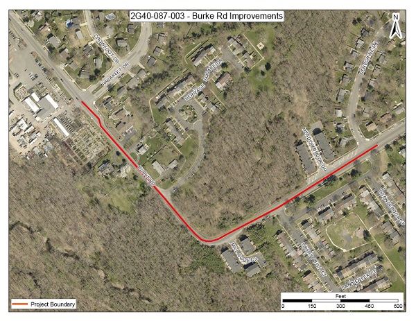 Burke Road Realignment Map Preview