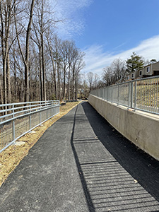 Burke Centre VRE Trail Photo - March 2022