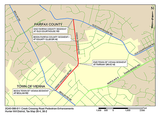 Creek Crossing Project Map