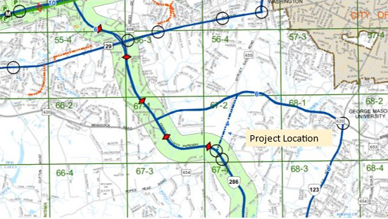 Shirley Gate Road Extension Map