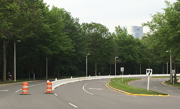 Tysons Boulevard Closure Barriers