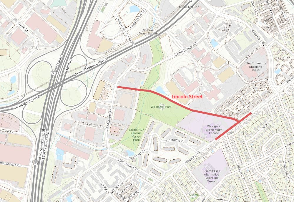 Lincoln Street Project Map