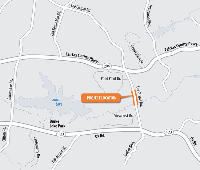 Lee Chapel Road Map