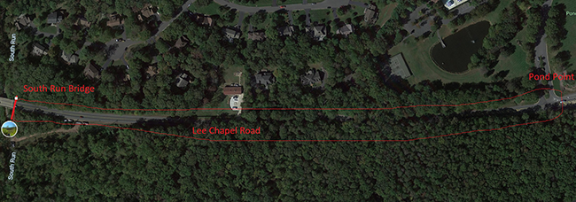 Lee Chapel Road Project Limits