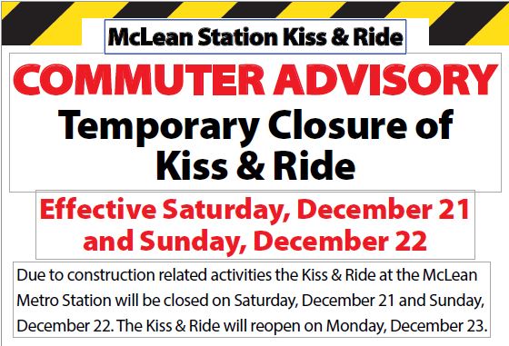 Mclean Kiss and Ride