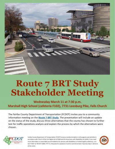 Route 7 BRT Study
