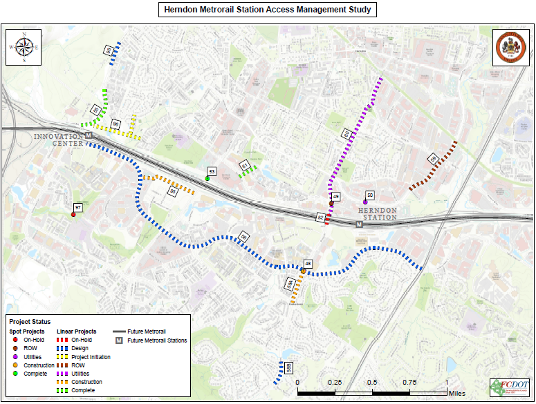 Herndon Area Metrorail Station Access Improvement Projects Transportation