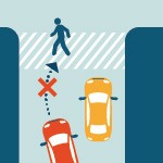 Do Not Pass a Stopped Vehicle Icon