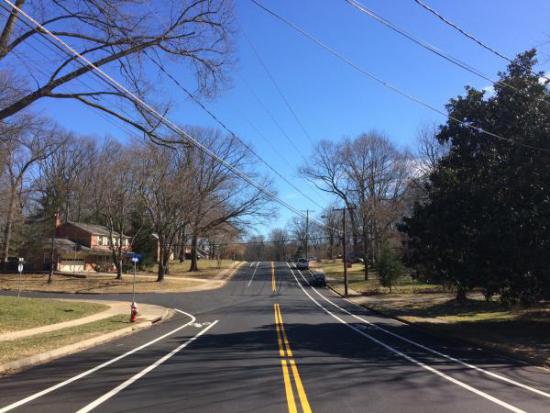 Hudson Farm Road Restriping