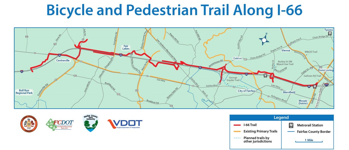 I-66 Trail Map
