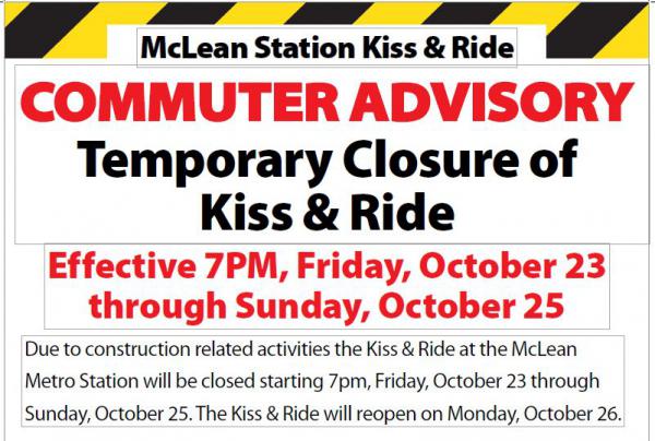 McLean Kiss and Ride
